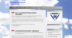 Desktop Screenshot of cloverdaleyouthsoccer.com
